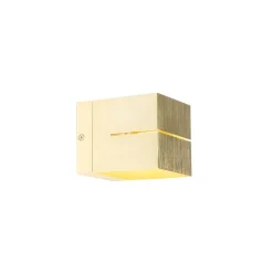 QAZQA Moderne wandlamp goud 9,7 cm - Transfer Groove
