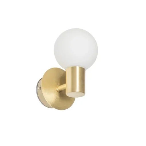 QAZQA Moderne wandlamp goud IP44 - Cederic Up