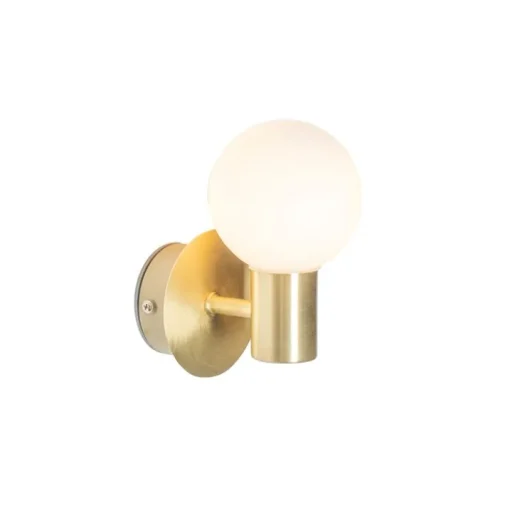 QAZQA Moderne wandlamp goud IP44 - Cederic Up