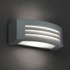 QAZQA Moderne wandlamp grijs IP44 - Hurricane 1