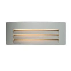 QAZQA Moderne wandlamp grijs IP44 - Hurricane 1