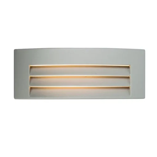 QAZQA Moderne wandlamp grijs IP44 - Hurricane 1