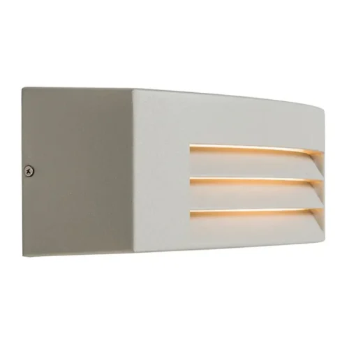 QAZQA Moderne wandlamp grijs IP44 - Hurricane 1