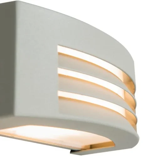 QAZQA Moderne wandlamp grijs IP44 - Hurricane 1