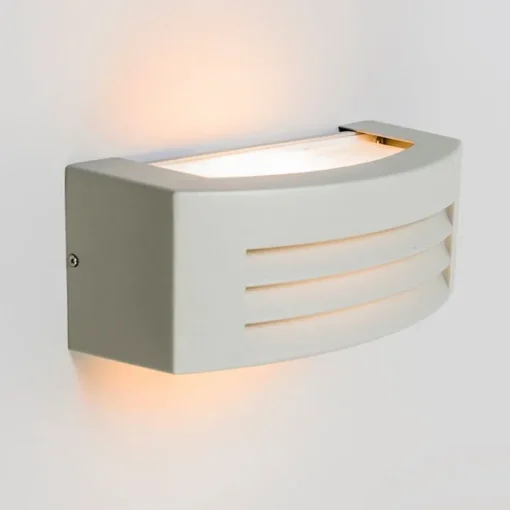 QAZQA Moderne wandlamp grijs IP44 - Hurricane 1