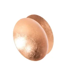 QAZQA Moderne wandlamp koper rond 20cm - Sunrise