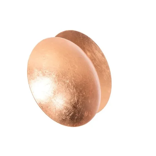 QAZQA Moderne wandlamp koper rond 20cm - Sunrise