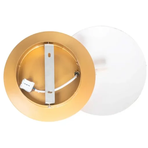 QAZQA Moderne wandlamp koper rond 20cm - Sunrise