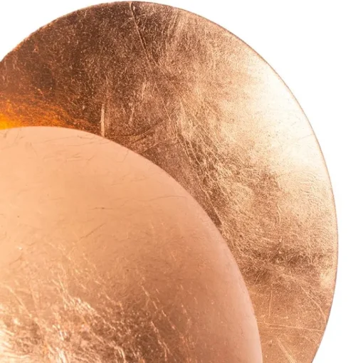 QAZQA Moderne wandlamp koper rond 20cm - Sunrise