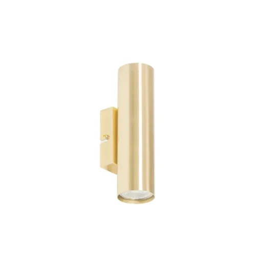 QAZQA Moderne wandlamp messing 2-lichts - Jeana