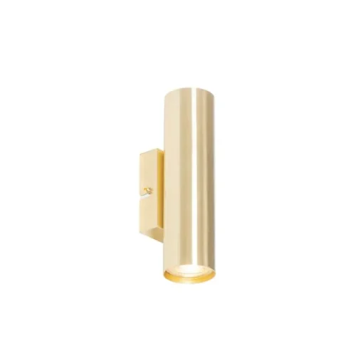 QAZQA Moderne wandlamp messing 2-lichts - Jeana