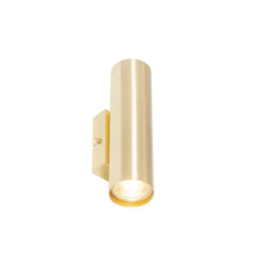 QAZQA Moderne wandlamp messing 2-lichts - Jeana