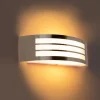QAZQA Moderne wandlamp staal RVS IP44 - Sapphire Deluxe