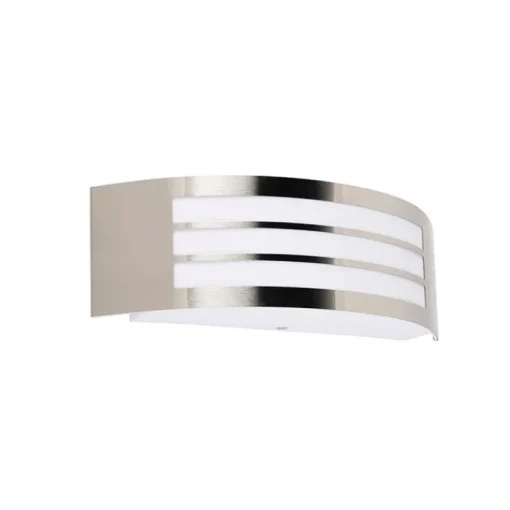 QAZQA Moderne wandlamp staal RVS IP44 - Sapphire Deluxe