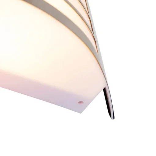 QAZQA Moderne wandlamp staal RVS IP44 - Sapphire Deluxe