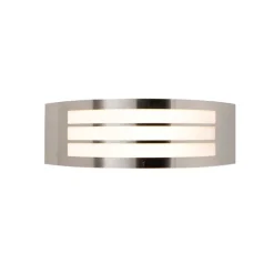 QAZQA Moderne wandlamp staal RVS IP44 - Sapphire Deluxe