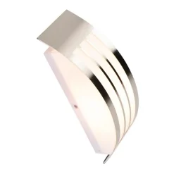 QAZQA Moderne wandlamp staal RVS IP44 - Sapphire Deluxe