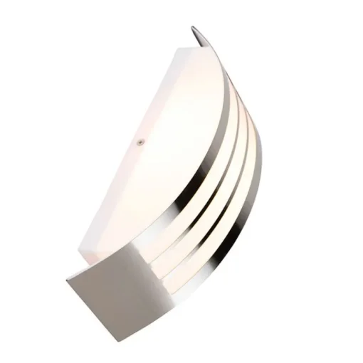 QAZQA Moderne wandlamp staal RVS IP44 - Sapphire Deluxe
