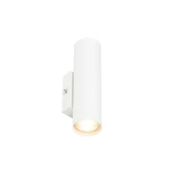 QAZQA Moderne wandlamp wit 2-lichts GU10 50mm - Jeana