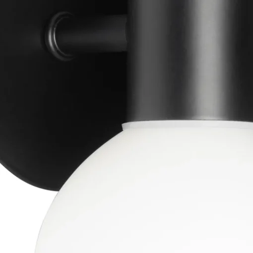 QAZQA Moderne wandlamp zwart IP44 2-lichts - Cederic