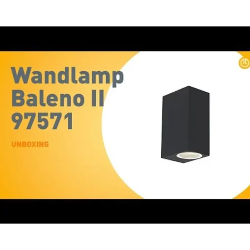 QAZQA Moderne wandlamp zwart 2-lichts IP44 - Baleno
