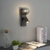 QAZQA Moderne wandlamp zwart 2-lichts kantelbaar - Lesly