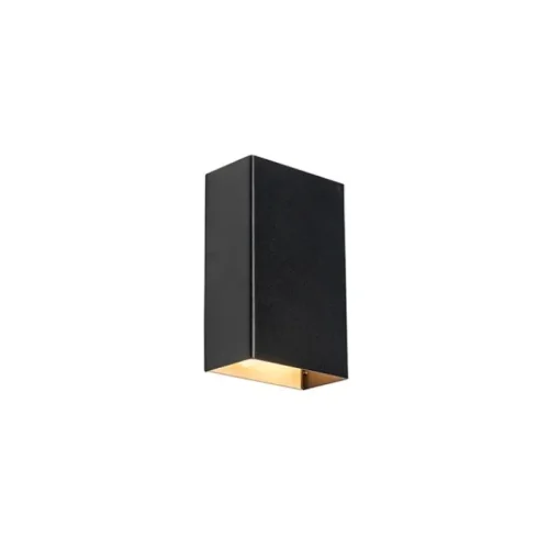QAZQA Moderne wandlamp zwart 2-lichts - Otan S