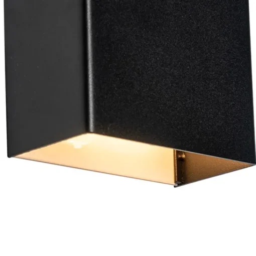QAZQA Moderne wandlamp zwart 2-lichts - Otan S