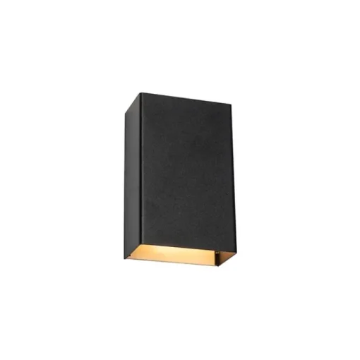 QAZQA Moderne wandlamp zwart 2-lichts - Otan S