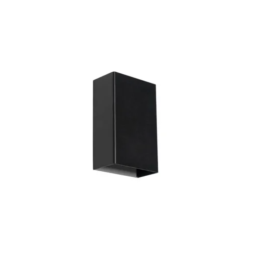 QAZQA Moderne wandlamp zwart 2-lichts - Otan S