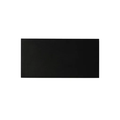 QAZQA Moderne wandlamp zwart rechthoekig 2-lichts - Edwin