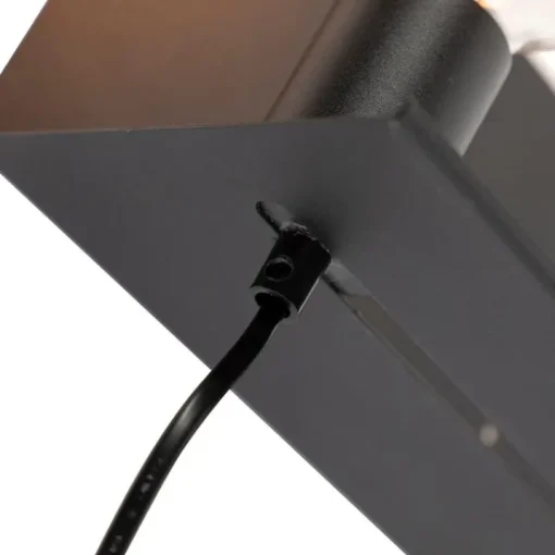 QAZQA Moderne wandlamp zwart verstelbaar - Muro