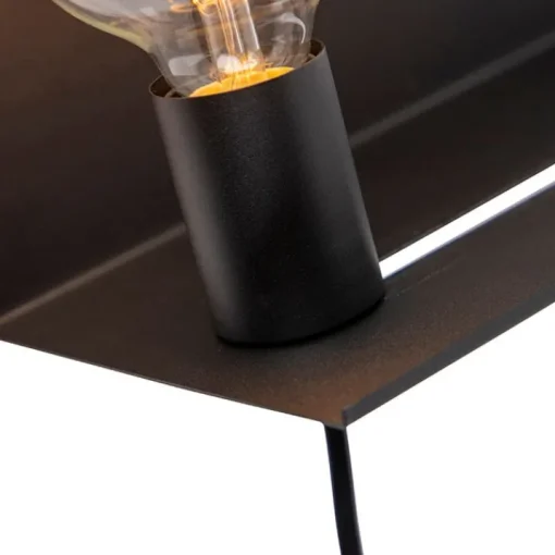 QAZQA Moderne wandlamp zwart verstelbaar - Muro