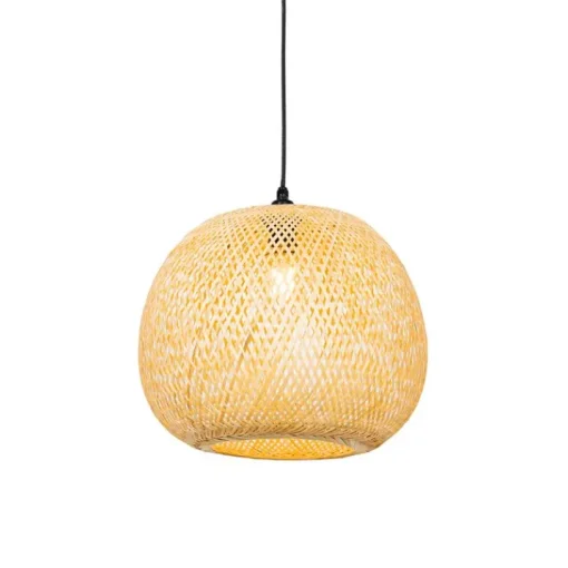 QAZQA Oosterse buiten hanglamp bamboe IP44 - Rafael