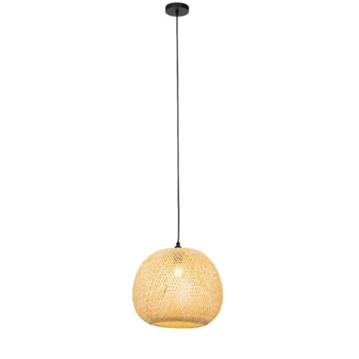 QAZQA Oosterse buiten hanglamp bamboe IP44 - Rafael