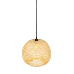 QAZQA Oosterse buiten hanglamp bamboe IP44 - Rafael