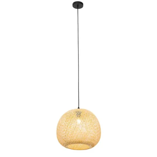 QAZQA Oosterse buiten hanglamp bamboe IP44 - Rafael