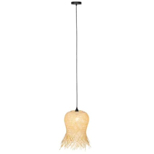 QAZQA Oosterse buiten hanglamp bamboe IP44 - Carlos