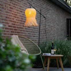 QAZQA Oosterse buiten vloerlamp bamboe IP44 - Carlos