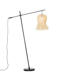 QAZQA Oosterse buiten vloerlamp bamboe IP44 - Carlos