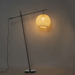 QAZQA Oosterse buiten vloerlamp bamboe IP44 - Rafael