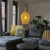QAZQA Oosterse hanglamp goud 30 cm - Nidum