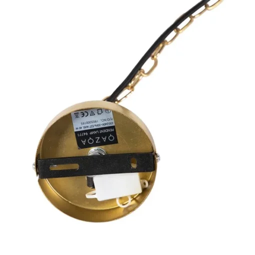 QAZQA Oosterse hanglamp goud 30 cm - Nidum
