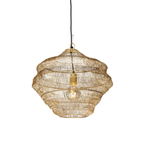 QAZQA Oosterse hanglamp goud 45 cm x 40 cm - Vadi