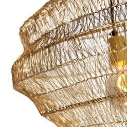 QAZQA Oosterse hanglamp goud 45 cm x 40 cm - Vadi