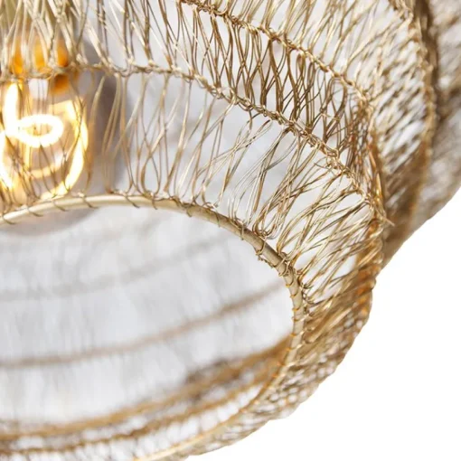 QAZQA Oosterse hanglamp goud 45 cm x 40 cm - Vadi