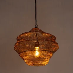 QAZQA Oosterse hanglamp goud 45 cm x 40 cm - Vadi