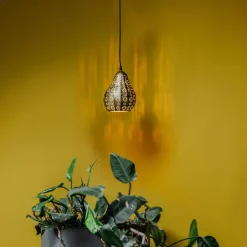 QAZQA Oosterse hanglamp goud 17,5cm - Billa Dia