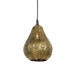 QAZQA Oosterse hanglamp goud 17,5cm - Billa Dia