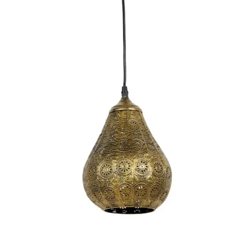 QAZQA Oosterse hanglamp goud 17,5cm - Billa Dia